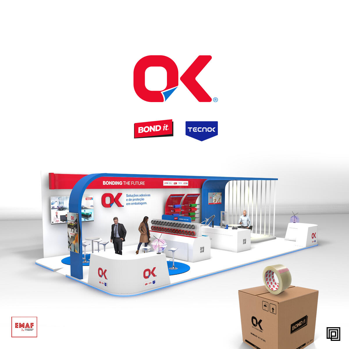 Brand Identity, extentions &amp; touchpoints | OK Embalagens